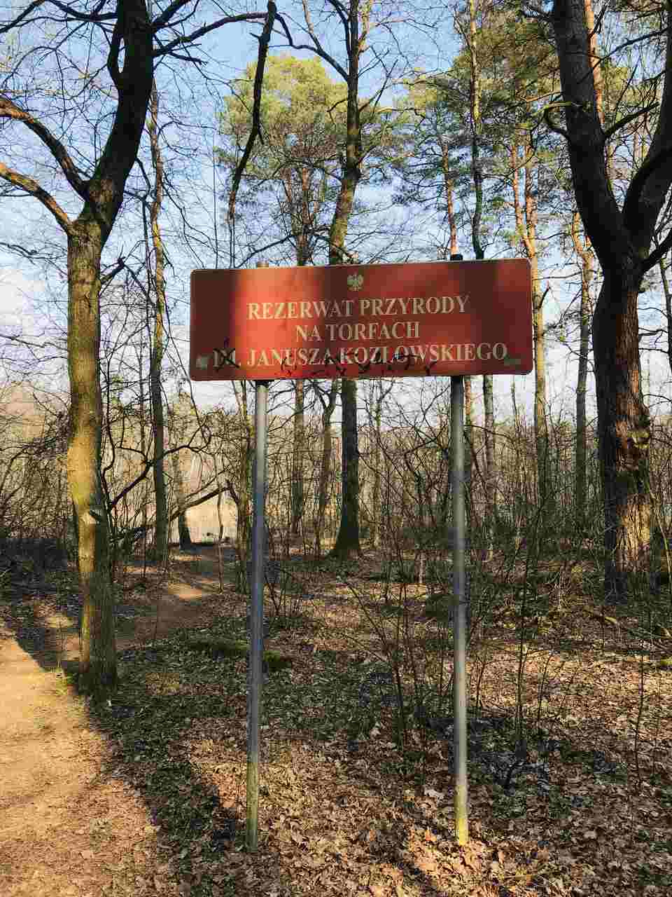 rezerwat przyrody pod Warszawą