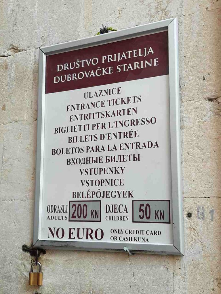ceny w Chorwacji